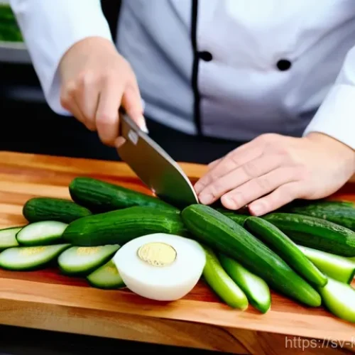 한식조리기능사 실기 시험 조리 과정 팁 - **Prompt 1: Precision in Hansik Preparation**
    "A close-up, high-angle shot focusing on the hands...